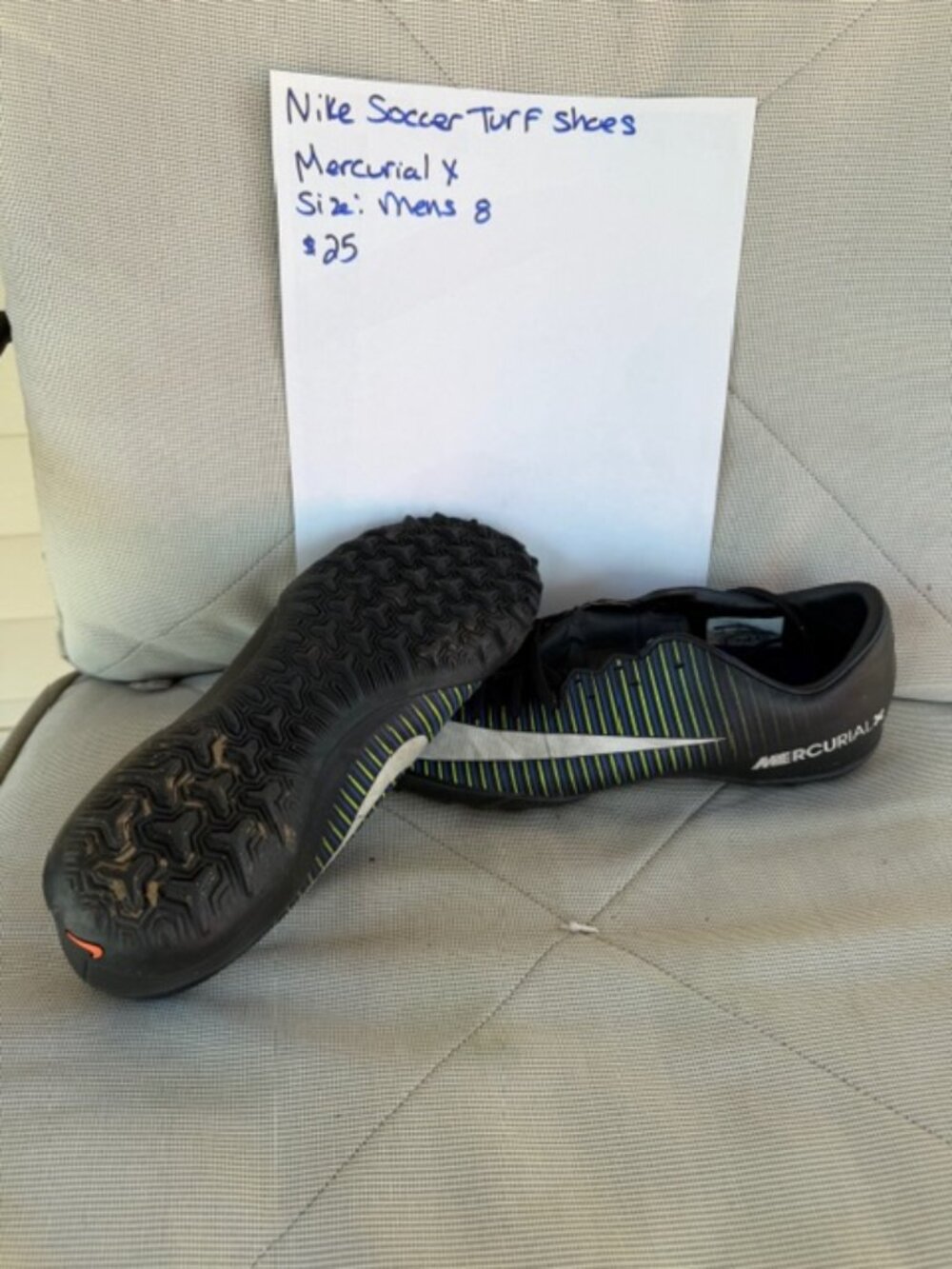 Nike Soccer Turf Shoes -- Men Size 8